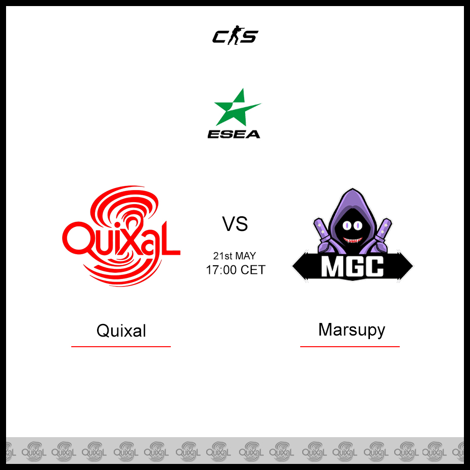 Quixal (@quixal_esports) on Twitter photo ๐ฅMATCHDAY๐ฅ
We are playing our 13th game of <a href="/ESEA/">ESEA League</a> Main tonight and we need your support more than ever!
๐ - <a href="/marsupygaming/">Marsupy Gaming</a>
๐ - 17:00 CET / 18:00 EEST
๐บ - twitch.tv/niku ๐ฅMATCHDAY๐ฅ
We are playing our 13th game of <a href="/ESEA/">ESEA League</a> Main tonight and we need your support more than ever!
๐ - <a href="/marsupygaming/">Marsupy Gaming</a>
๐ - 17:00 CET / 18:00 EEST
๐บ - twitch.tv/niku
