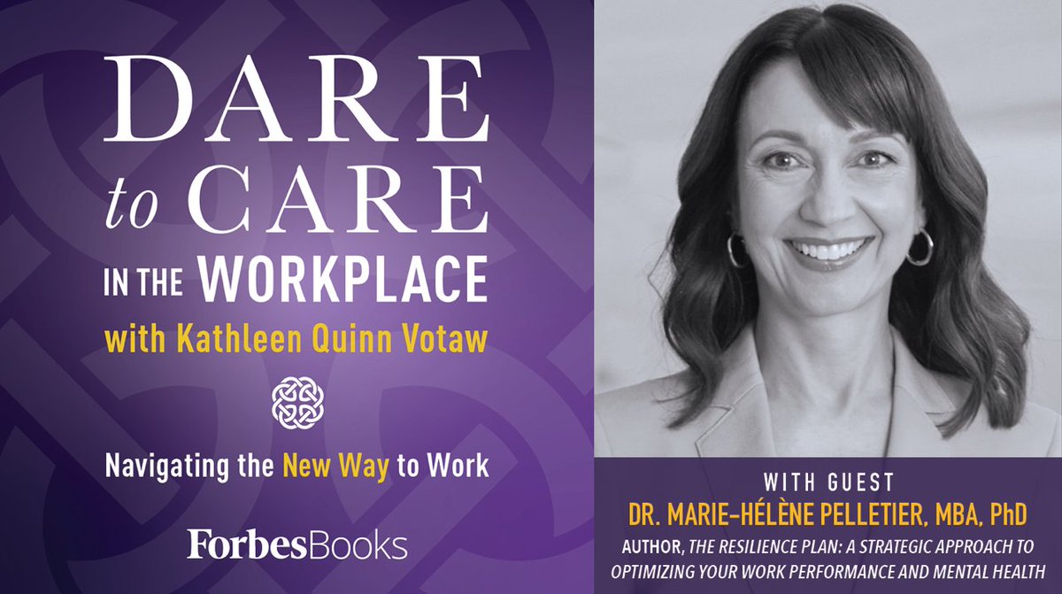In this Dare to Care episode, I talk with @drmhpelletier, author of The Resilience Plan. She discusses resilience as a skill and how leaders can support employee mental health. #DareToCare #MentalHealthMatters #Leadership #Resilience #MentalHealth #HR 
hubs.ly/Q02xQ_lG0