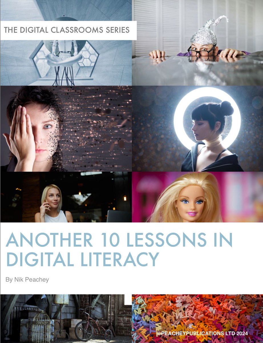Another 10 Lessons in Digital Literacy bit.ly/4apnlm5 I've just completed what I guess (after 8 years) will be the final book of three books of lessons in digital literacy. I hope you enjoy the lessons