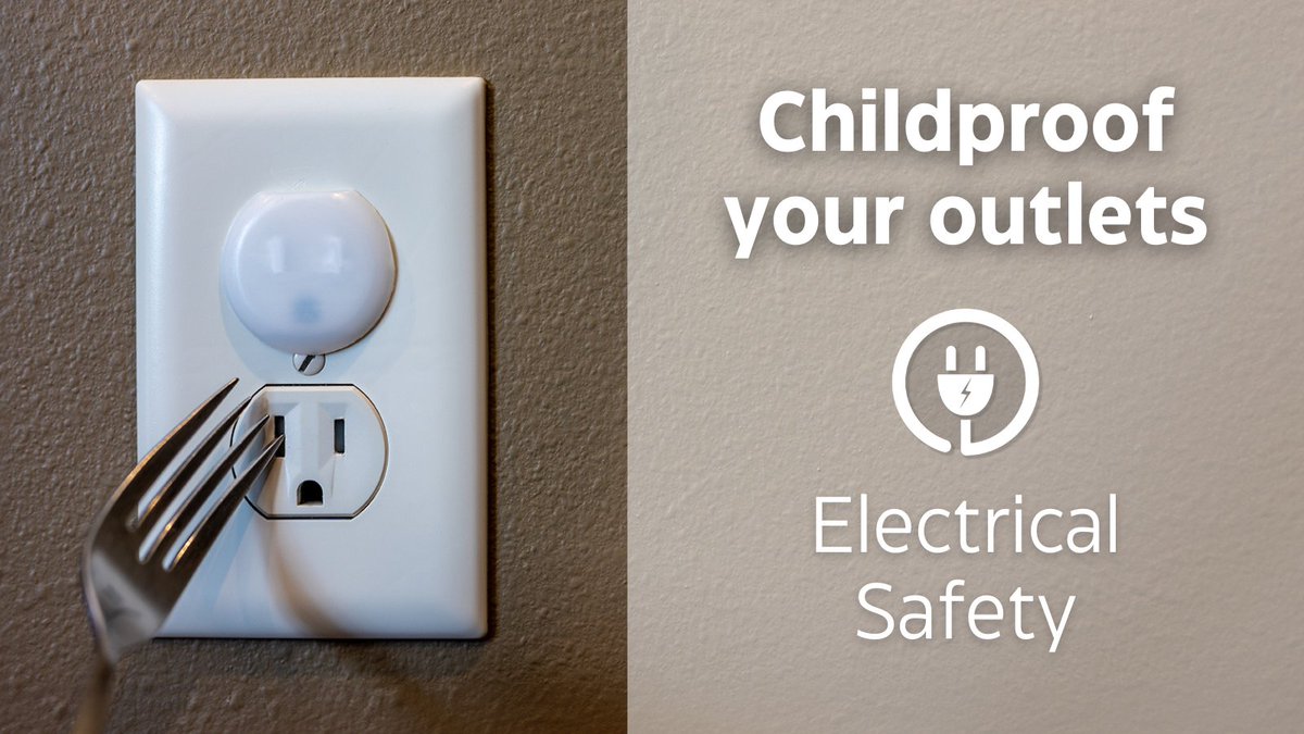 electriccoopsms's tweet image. Cover outlets with plastic safety caps to keep curious little ones safe. 📷 Teach children about the dangers of playing with electrical outlets. #ThinkSafety #ElectricalSafetyMonth #PlugIntoSafety
