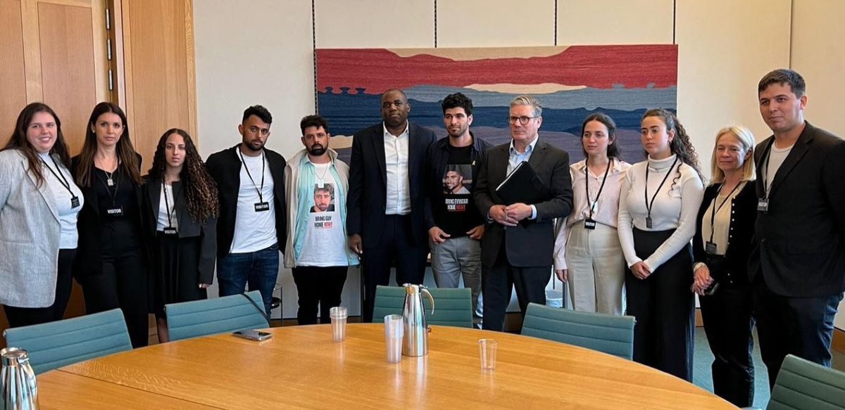 .@Keir_Starmer and I were moved earlier to meet with family members of hostages still held by Hamas terrorists. The pain they are facing 227 days later is unimaginable. Hamas must release all the hostages now. We need an immediate ceasefire from all sides.