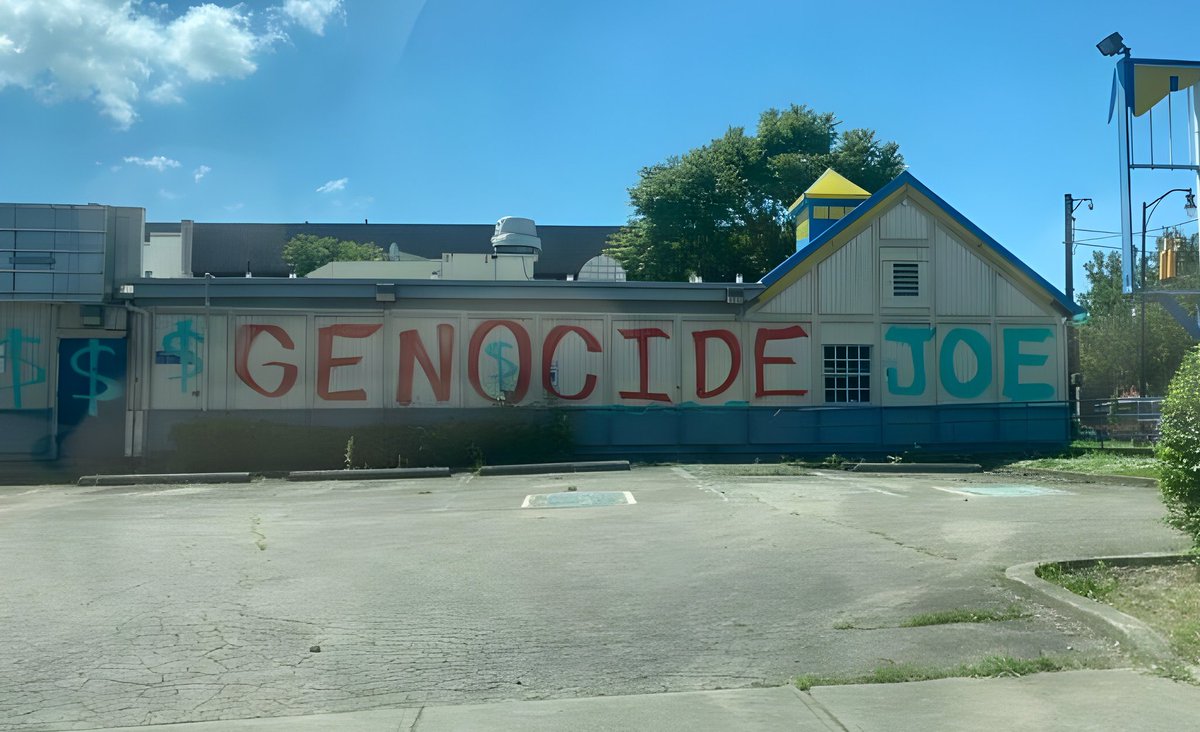 'Genocide Joe'
Spotted in Columbus, Ohio