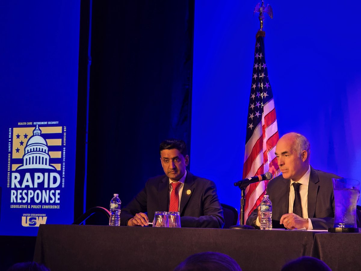 Senator Robert Casey (PA) and Representative CD-17 (CA) Ro Khanna speaking at the #uswrapidresponse2024 conference on Nippon Steel's attempt to purchase USS
