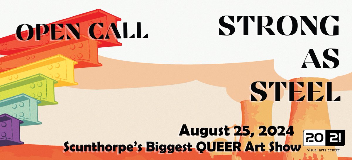 2021VisualArts's tweet photo. Have you applied yet?

20-21 is seeking LGBTQIA+ artists for STRONG AS STEEL an exhibition alongside Scunthorpe Pride 2024.  

For details and how to apply  https://t.co/0dOZHjca37…

@ScunthorpeLGBT

#ScunthorpePride #OpenCall #ArtistOpenCall https://t.co/lfdPcKzkjm