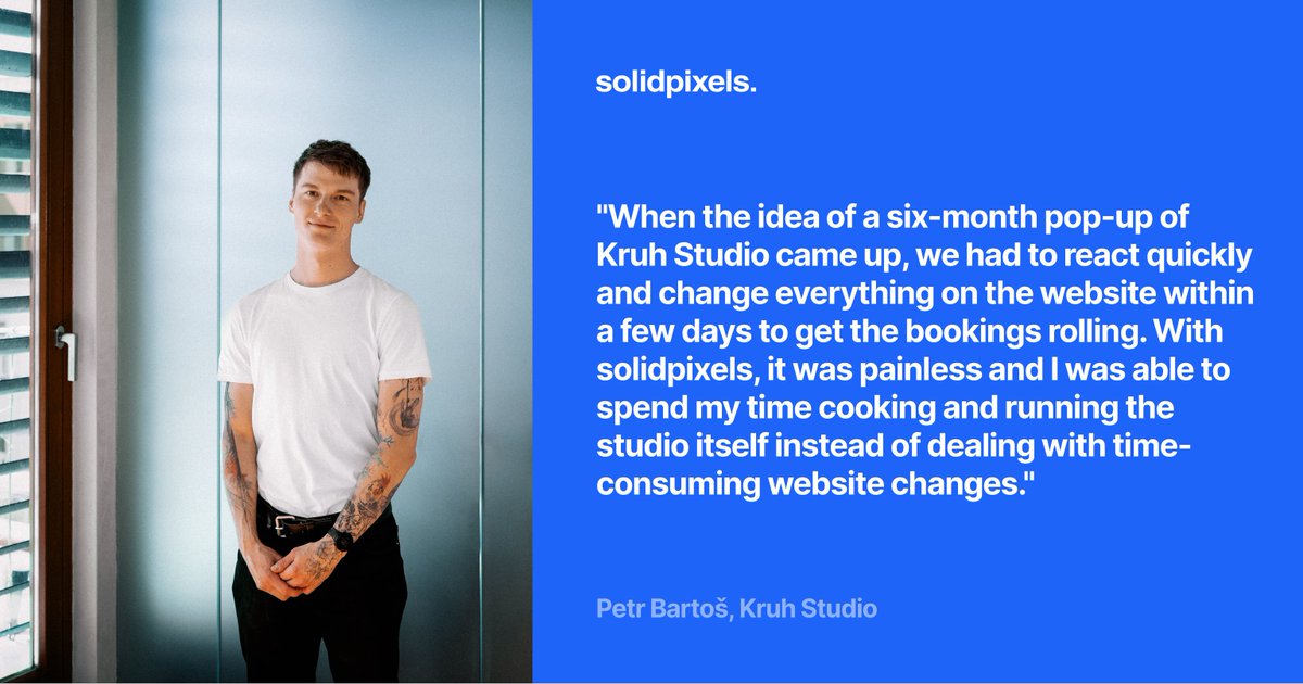 Need a website just for a short while? ⌛️ Don't waste time building one! Check out how Kruh Studio set up their six-month fine dining pop-up site quickly. 🍽️ You can view the website or book your unique dinner experience here! 👉🏻 kruhdining.cz/en