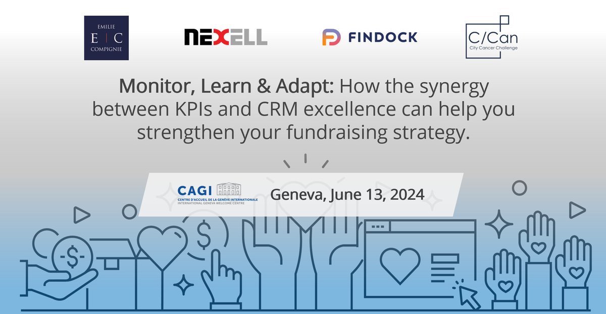 Join us for an event tailored for #NGOs! ➡️Discover how Key Performance Indicators (#KPI) and advanced #CRM systems can transform your #fundraising strategies, streamline operations & strengthen donor relationships for sustainable success 🗓️13 June, 4pm 🔗…al-tools-ngo-fundraising.eventwise.ch/#/