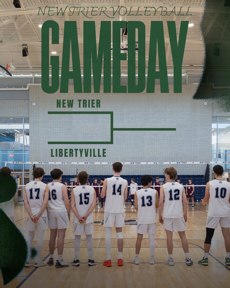 🟩 HERE WE GOOO! 🟦

New Trier plays their FIRST MATCH of the State Tournament TODAY at HOME‼️

The Trevians take on the Wildcats tonight at 5:30pm at Winnetka🔥

Come out and fill the stands!!! We need your support! Wear green and blue 🟩🟦!

#GoTrevs