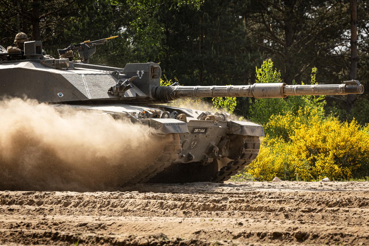 A Tuesday without a Tank? Not on our watch... Guest staring the @BritishArmy's Challenger 2 tank, with Badger Squadron, Royal Tank Regiment, 12th Armoured Brigade Combat Team, as they participate in the #DefenderEurope exercise #ImmediateResponse in 🇵🇱 #TankTuesday