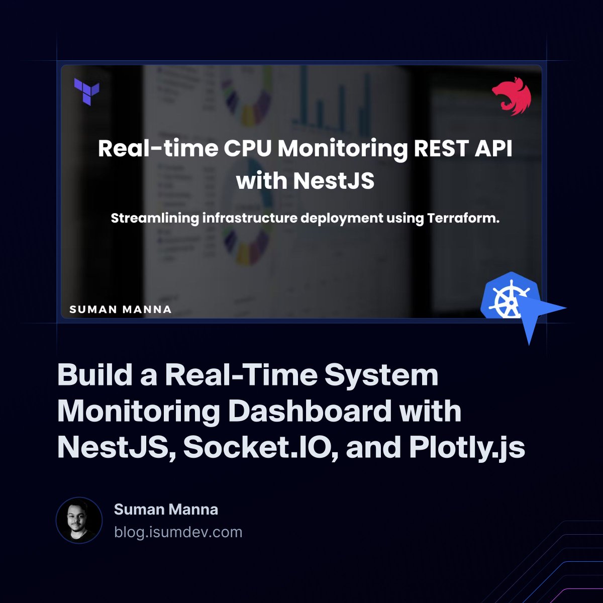 👋 Hey developers & sysadmins! 

Monitoring CPU usage & memory utilization is crucial for maintaining system health.

Keep an eye on your system’s health in real-time by building a live monitoring dashboard with NestJS, Socket.IO, and Plotly in this tutorial.