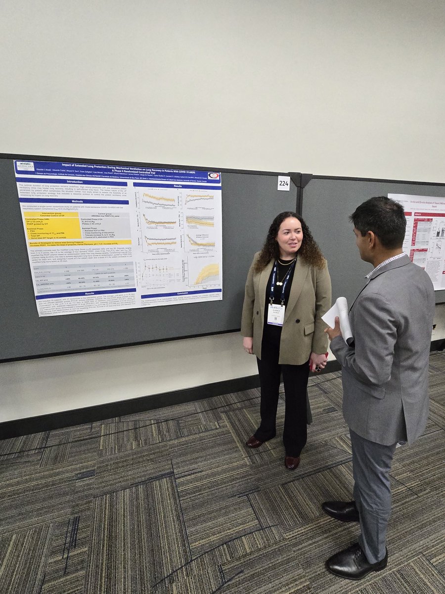 cavalcantenetop's tweet photo. Congrats to @GlasieleAlcala for the fantastic presentation of her doctoral thesis at #ATS2024 @atscommunity @ATSBlueEditor #EIT #ARDS #DrivingPressure https://t.co/j5dqJa6Y7z