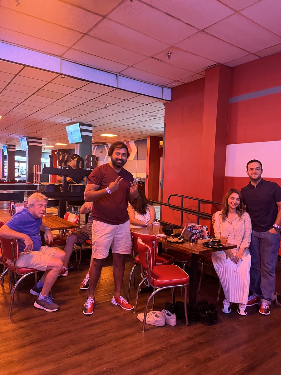 FellerEngineers's tweet photo. Last Friday, our Feller engineers and their partners hit the lanes! Pizza and drinks fueled the friendly competition as our team showed off their impressive bowling skills. It turns out, our engineers aren't just experts in their field - they're also pros on the lanes! https://t.co/HCuRLAGsXO