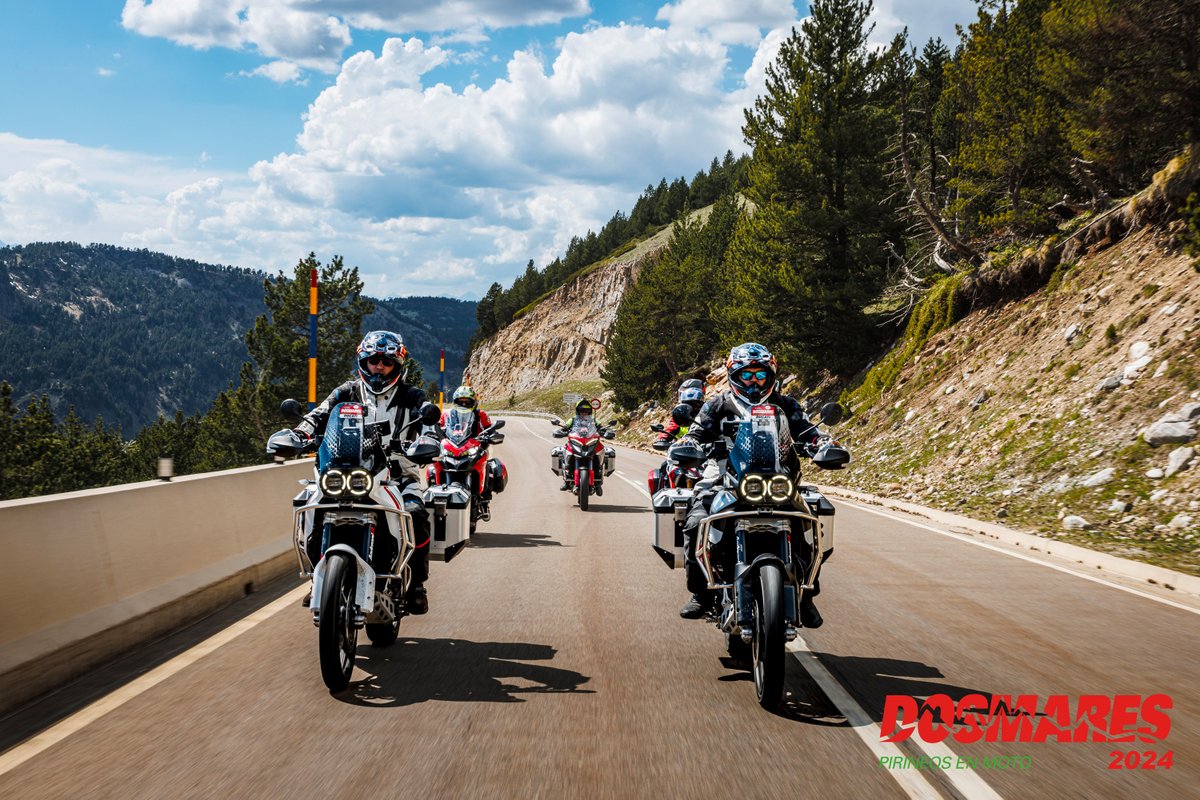 ducatiesp's tweet photo. No podemos dejar de pensar en el #DosMares Pirineos y los momentos que vivimos esos tres día de aventura.
El ambiente Ducatista, las impresionantes rutas y los paisajes...¡todo! Suerte que en octubre podremos repetir con la edición DosMares Sur. ¡Muy pronto abrimos inscripciones! https://t.co/QOSDxlK63t