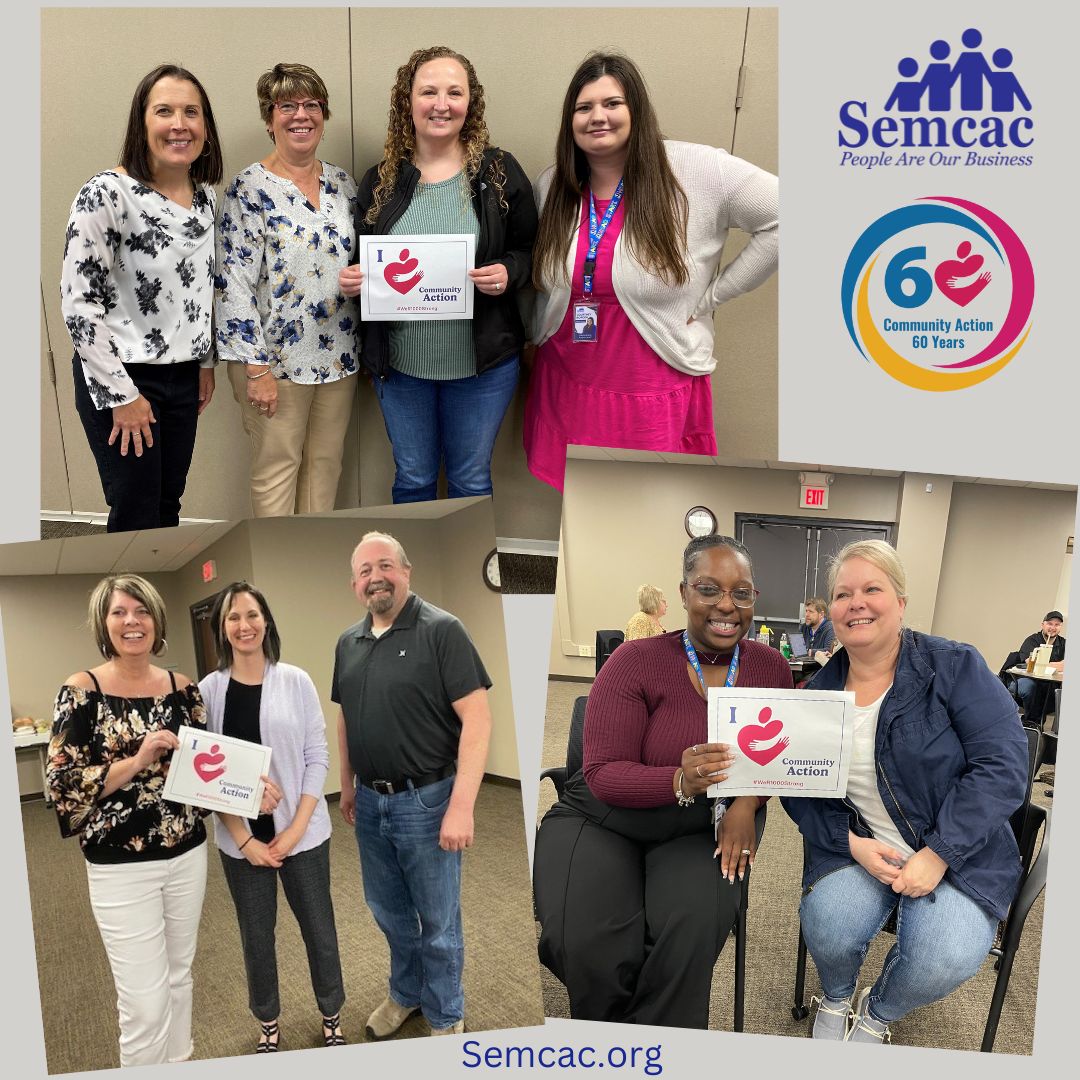 Semcac's tweet photo. Happy Community Action Month from @Semcac's Management Team meeting! And, we celebrate World Cultural Diversity Day, today. #CommunityAction60 #WeR1000Strong #CommuityAction  https://t.co/iKjlPXH469 https://t.co/OcHgWwbbro