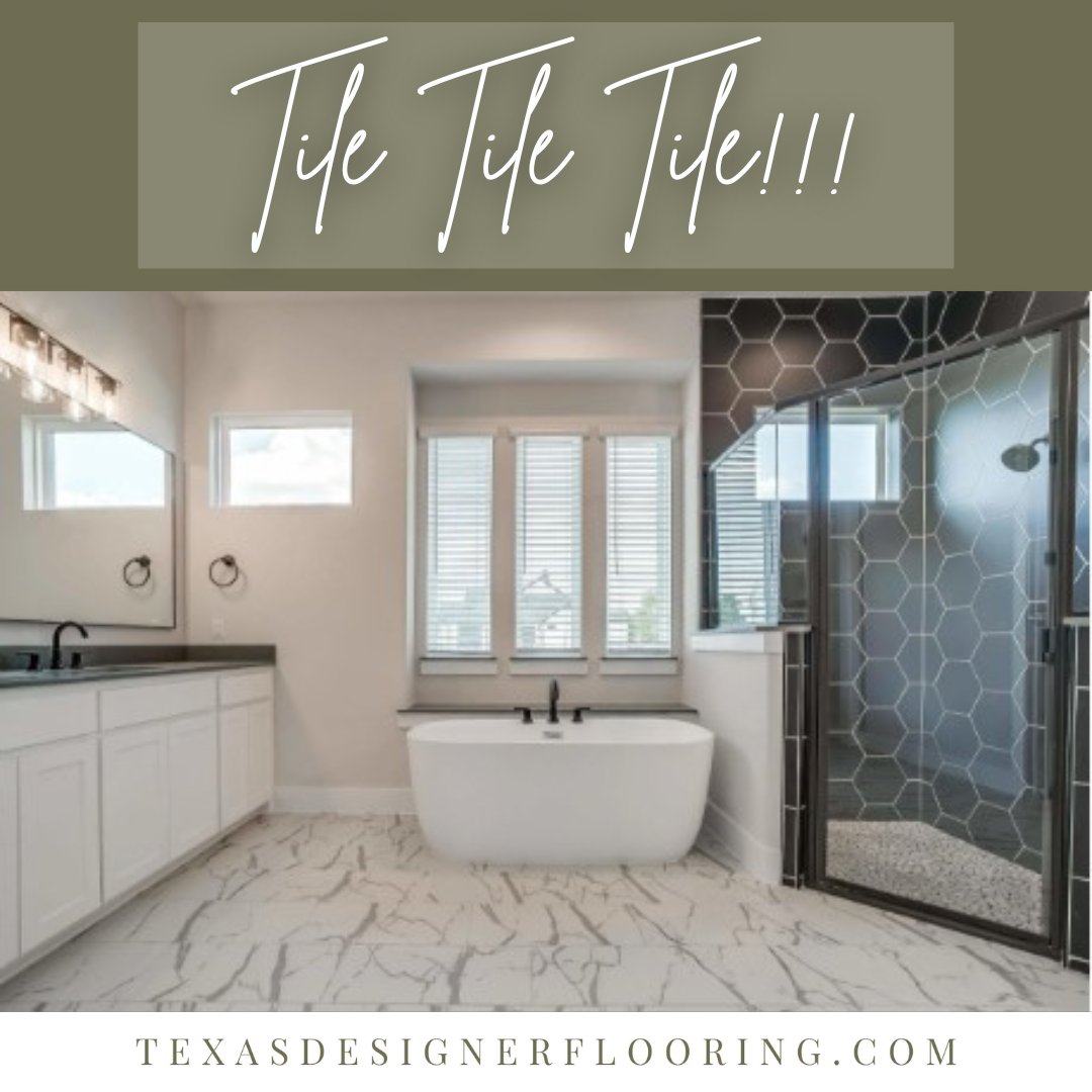Don’t limit your thinking to tile on the floor… or even just one kind of tile in one room! This elegant space is brought to you by Texas Designer Flooring.

#NewFlooring #2024FlooringTrends #Flooring #Backsplash #CustomTile

texasdesignerflooring.com