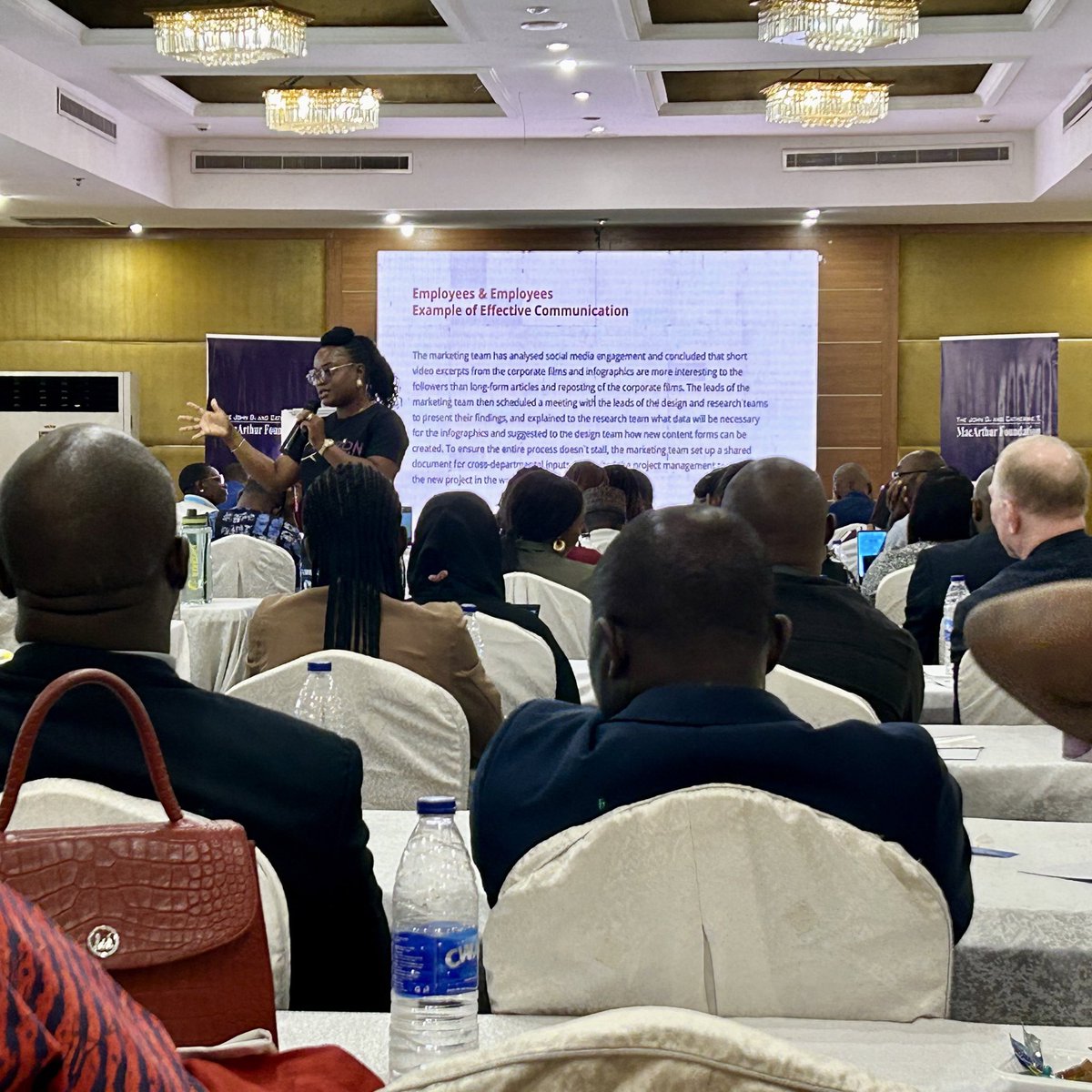Last week, we joined other CSOs at the @macfound On Nigeria Communications training. The training provided insights into effective communication strategies, leadership skills, & leveraging AI tools for inclusive communications. Thank you @macfound for the amazing session!