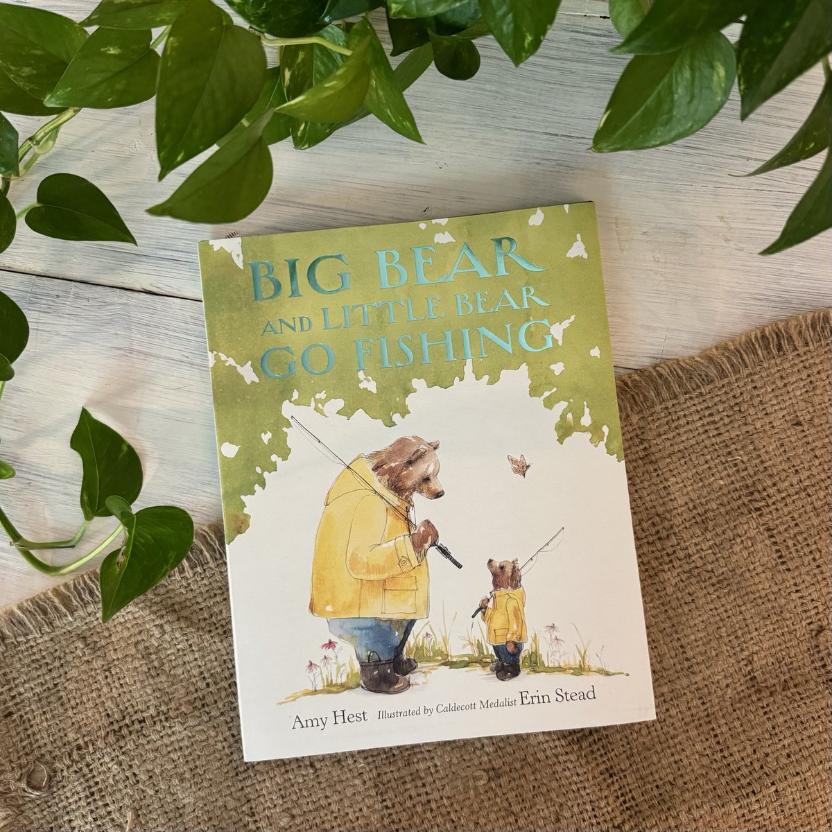 Happy book birthday to BIG BEAR AND LITTLE BEAR GO FISHING! This sweet new #picturebook about a bear duo on an unhurried fishing trip is on shelves today! ow.ly/lqA050RNYgF #bookbirthday