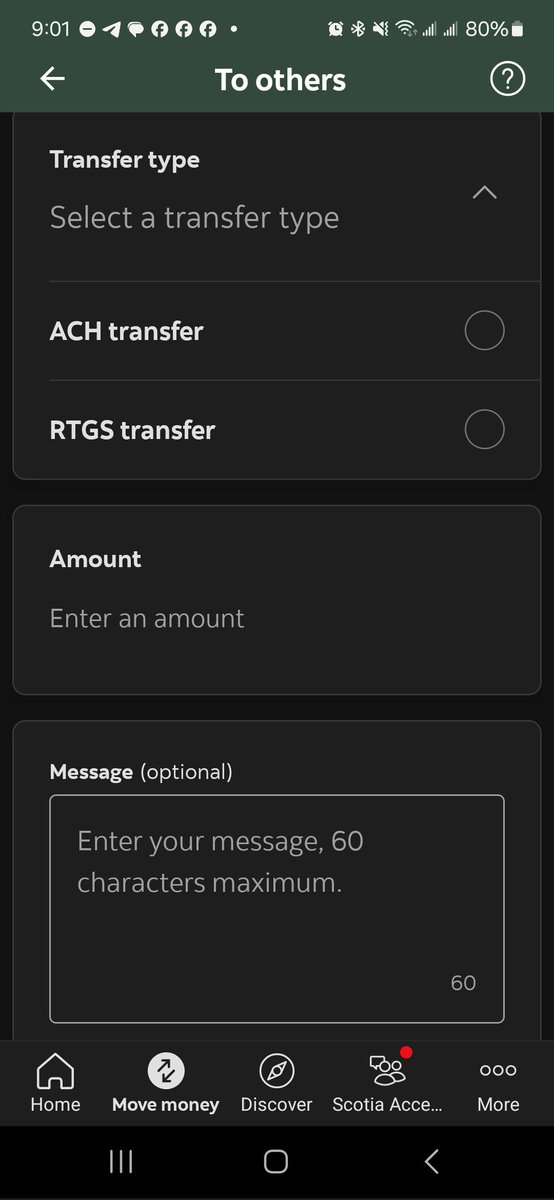 RTGS now in Scotia app and online
