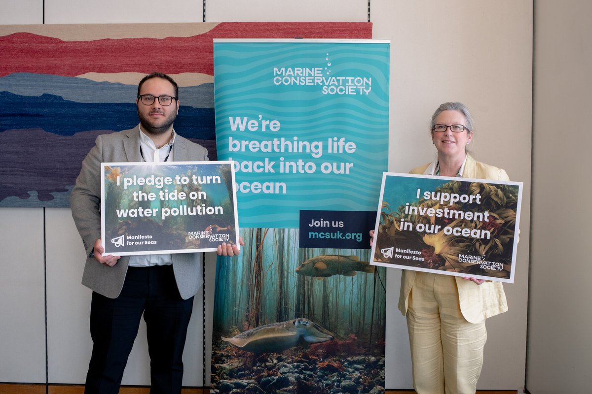 mcsuk's tweet photo. Last week we held an event in Parliament, sponsored by @SallyAnn1066.

Ahead of a General Election, we presented our #ManifestoForOurSeas to remind parliamentarians of the importance of our ocean and urge them to prioritise ocean health in their decisions. https://t.co/sdjO9tR42H