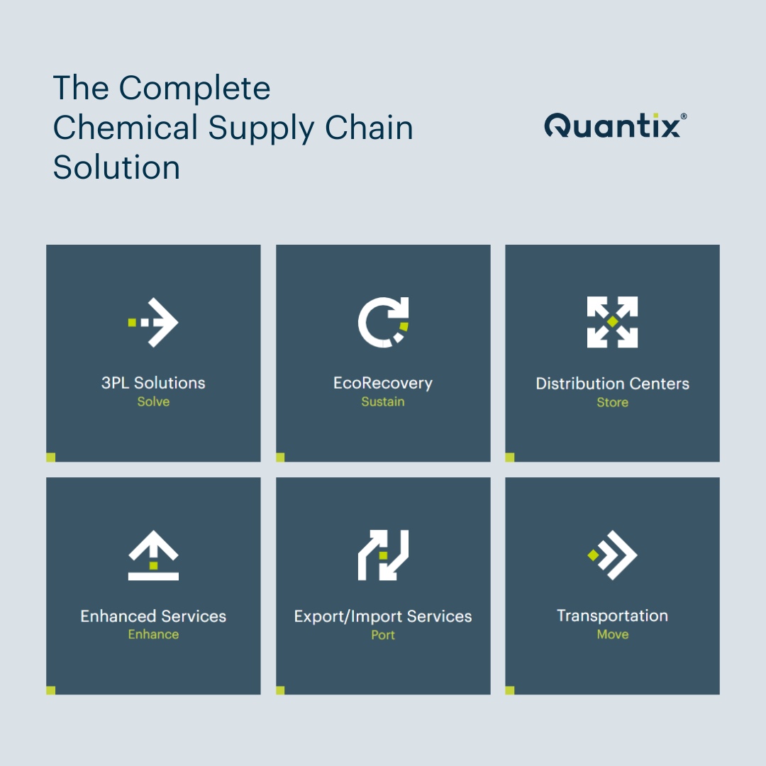 Our Complete Chemical Supply Chain Suite of Services seamlessly integrates within your operations, minimizing touch points to enhance visibility and efficiency. Contact us to discover how we can enhance your supply chain today!  #supplychainsolutions #movingasone