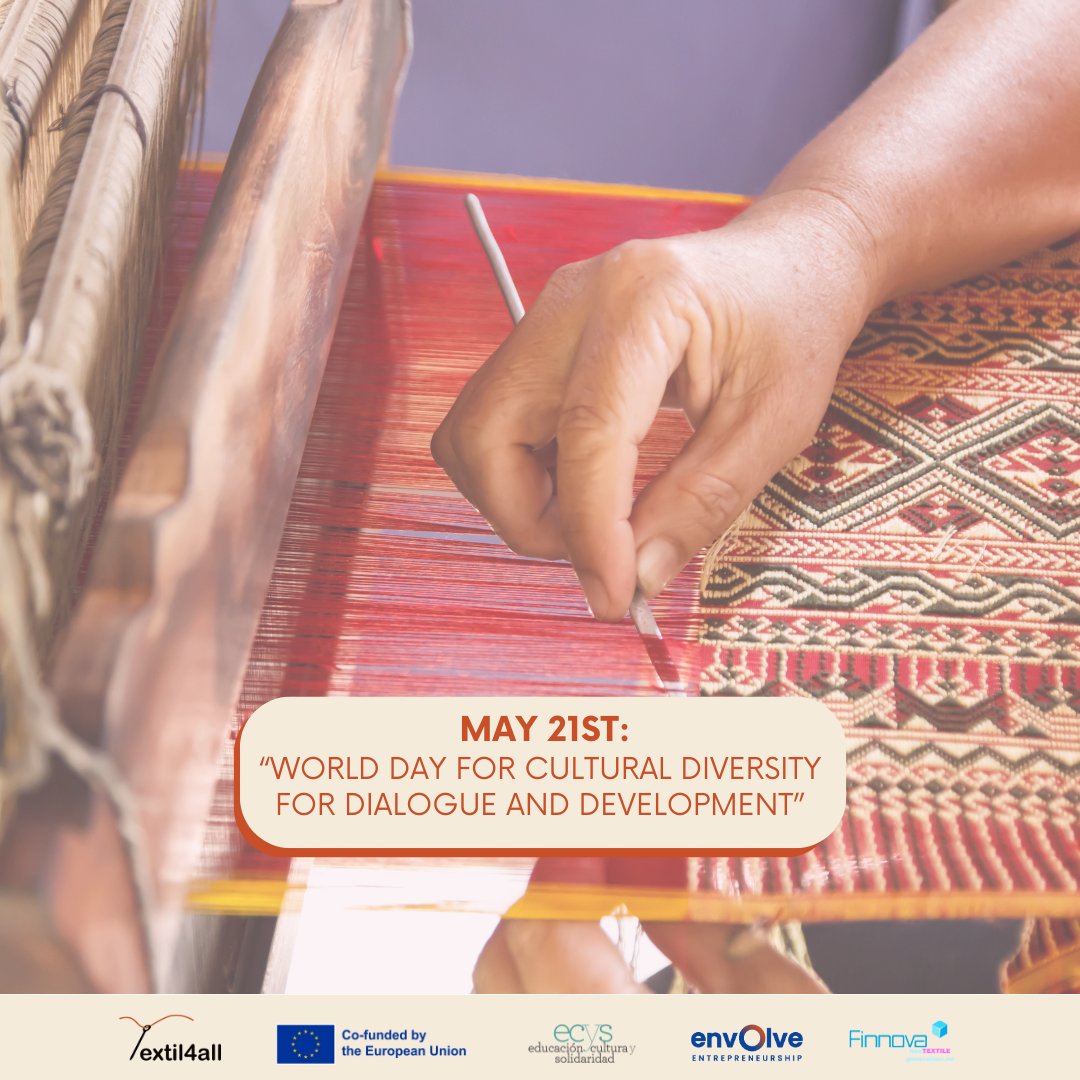 🌍 Today, May 21st is the “World Day for Cultural Diversity for Dialogue and Development”!

🤝 A date established by the UN to focus on the richness of the world’s cultures, and the importance of the role of intercultural dialogue for achieving peace and sustainable development.