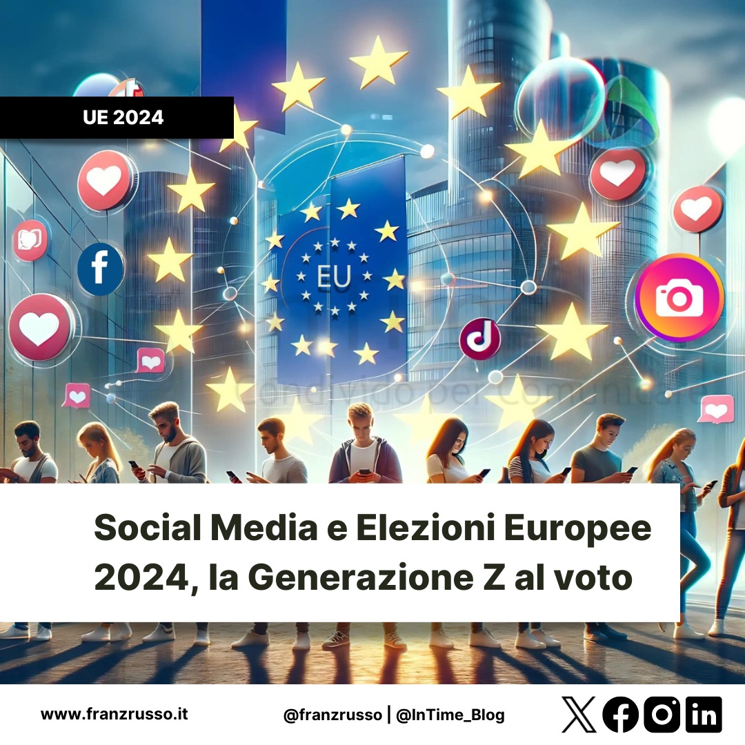 Le #ElezioniEuropee 2024 vedranno la partecipazione dei nativi digitali. Stiamo parlando di persone che si informano sui #socialmedia. Mai come adesso le piattaforme digitali giocano in questa occasione un ruolo cruciale per quanto riguarda l'informazione e l'affluenza.

Le