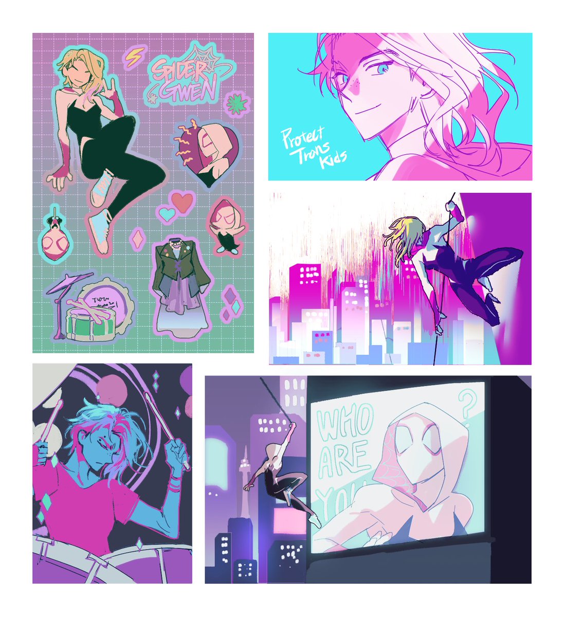 그웬으로 썸네일 연습하기