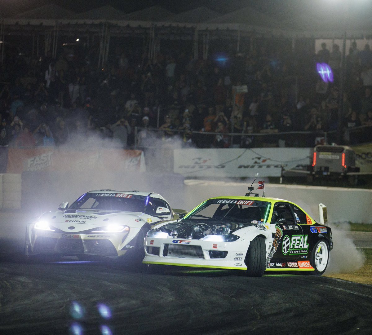 Fredric Aasbø (@fredricaasbo) on Twitter photo Chasing fellow Norwegian Simen in the finals, in my <a href="/rockstarenergy/">Rockstar Energy Drink</a> #TeamToyota GR Supra on <a href="/NittoTire/">NITTO TIRE USA</a> NT555 G2s! Chasing fellow Norwegian Simen in the finals, in my <a href="/rockstarenergy/">Rockstar Energy Drink</a> #TeamToyota GR Supra on <a href="/NittoTire/">NITTO TIRE USA</a> NT555 G2s!