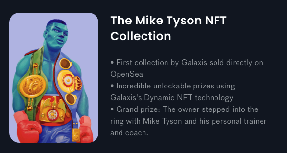 Macro_Hobbyist's tweet photo. 5/And they have proven products! @Truflation data is used by RWA protocols like Injective, Nibiru, Plume, Overlay, etc. @Galaxisxyz made RWA NFT partners as Collie Buddz, Steve Aoki, and Mike Tyson! NFT holders access physical products, digital utilities, and exclusive meetings! https://t.co/AQojPX9UUy