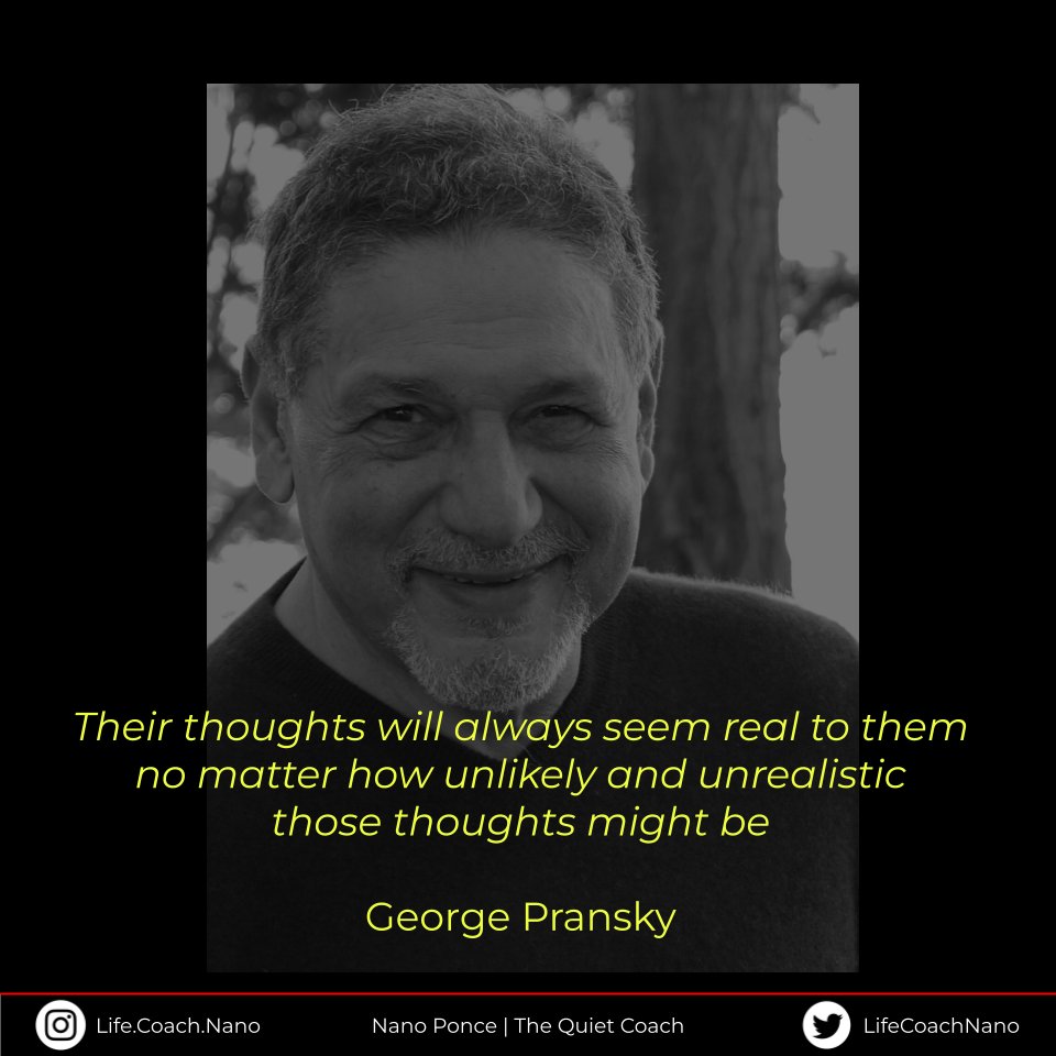 LifeCoachNano's tweet photo. "Their thoughts will always seem real to them 
no matter how unlikely and unrealistic 
those thoughts might be"

The moment you realize that your reality is 100% subjective, you start understanding most of the misunderstandings.

#SubjectiveReality #SelfAwareness https://t.co/mumy0S7SQM