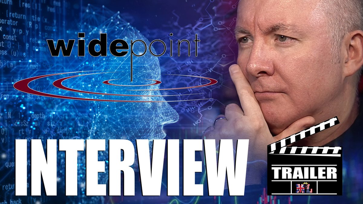 MartynInvestor's tweet photo. $WYY
WYY Stock - WidePoint Stock CEO INTERVIEW
Leave your questions for Jin Kang CEO in comments.
LIVE Now on YouTube
https://t.co/mYfUuPBSpt
#WYY #Widepoint #MartynLucasInvestor https://t.co/pmFwwTLAq8