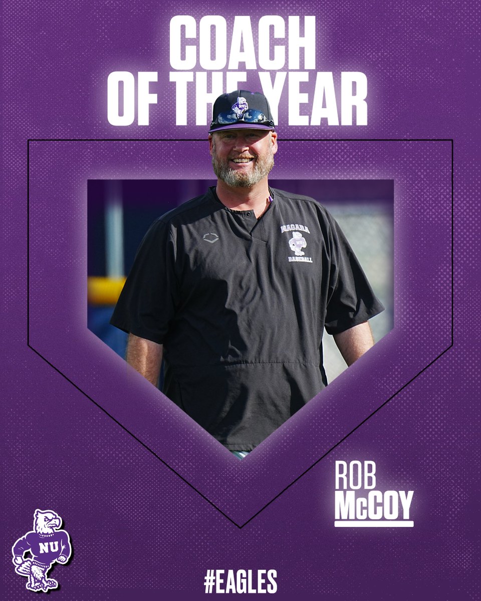Rob McCoy, 𝓜𝓐𝓐𝓒 𝓒𝓸𝓪𝓬𝓱 𝓸𝓯 𝓽𝓱𝓮 𝓨𝓮𝓪𝓻, has a nice ring to it!

Congratulations to Head Coach Rob McCoy on earning his first MAAC Coach of the Year honor!

#EAGLES
