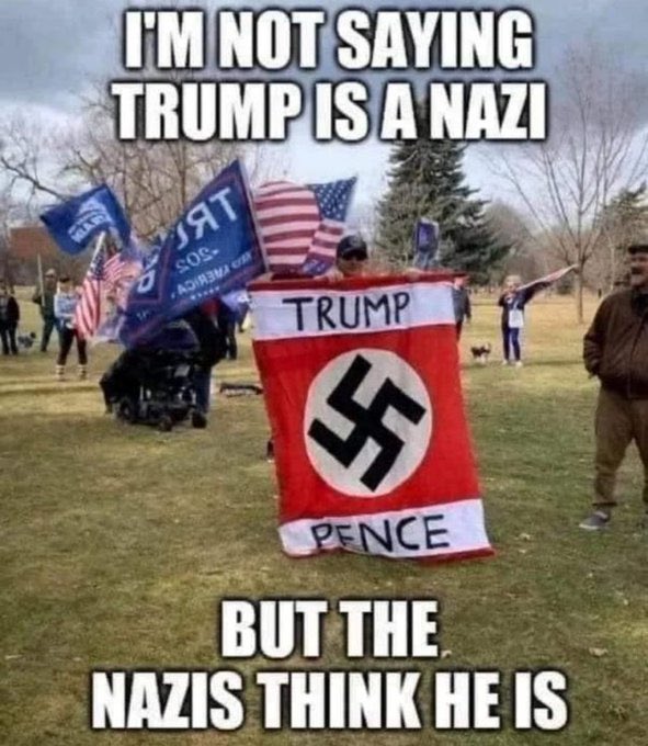 @Michael_Little_ Actually - with the United Reich - yes, Trump is a Nazi.