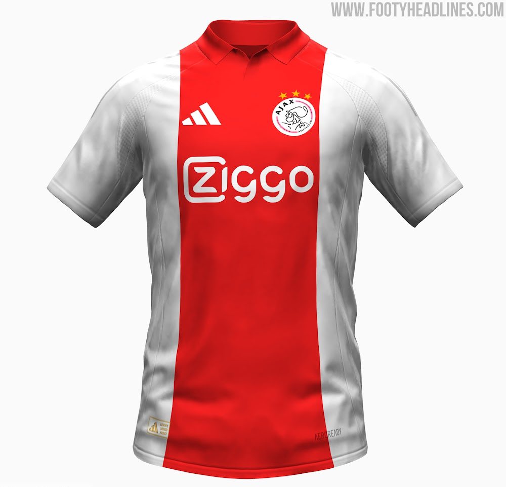 The 2024/25 Ajax home kit, predicted by @Footy_Headlines! MUCH better than last season!