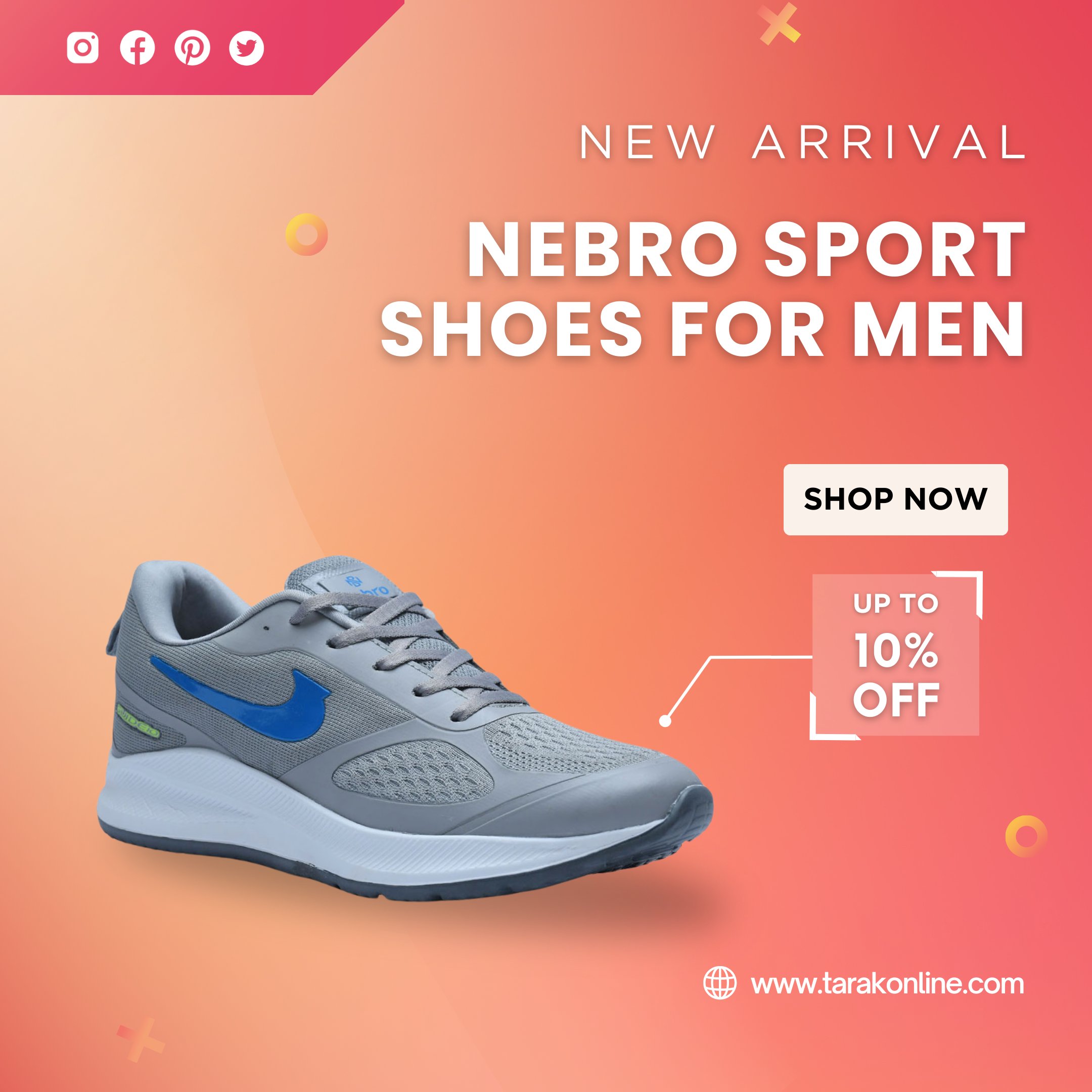 Tarak Online on X Introducing the all new Nebro Sport Shoes These lightweight breathable shoes are perfect for all your athletic activities. Shop Now Only at https t bf8sLXbVhi Nebro SportsShoes Me...
