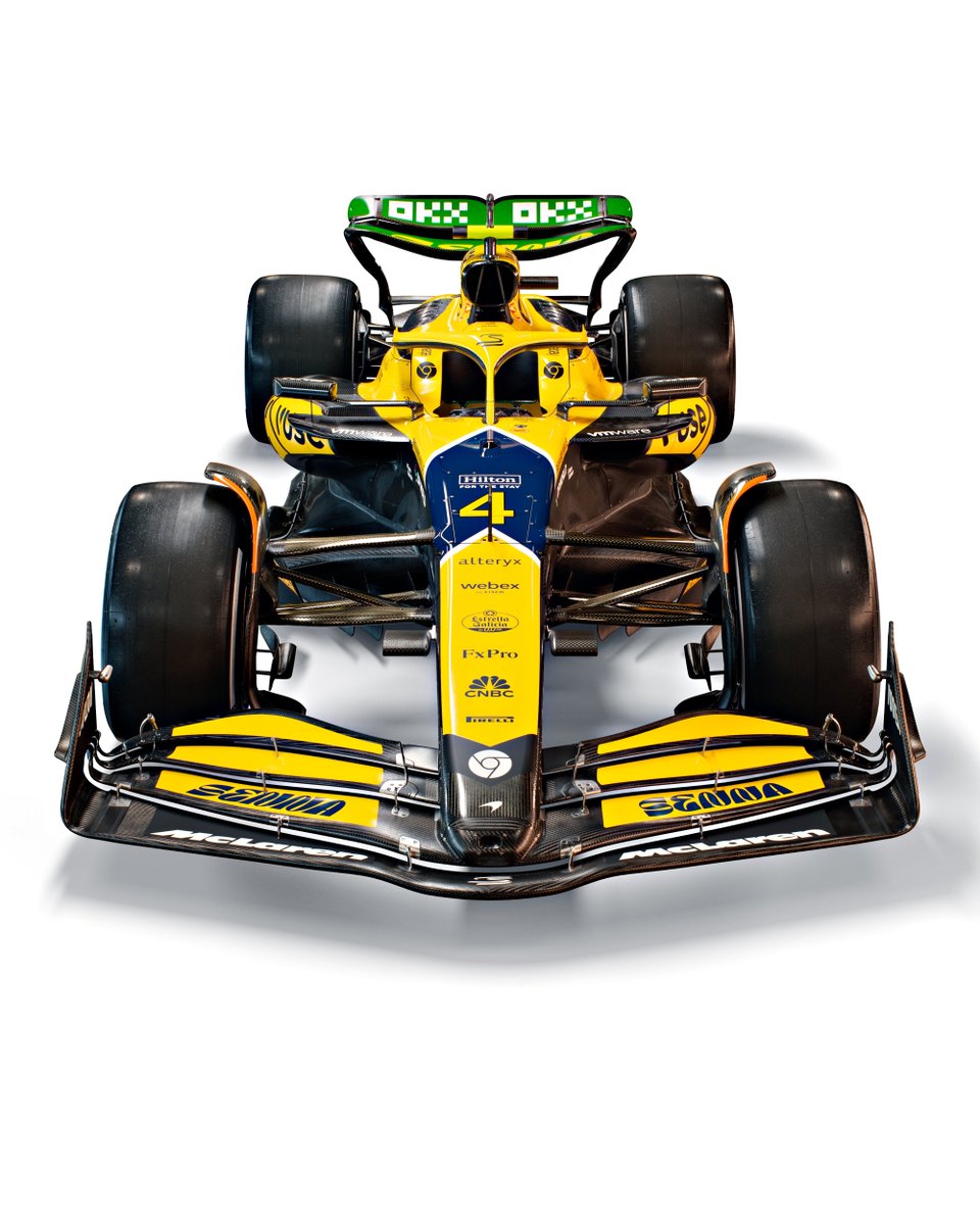 B24PT's tweet photo. McLaren homenageia Ayrton Senna com uma pintura especial para o GP do Mónaco 💛💚 https://t.co/oEf26AtRLM