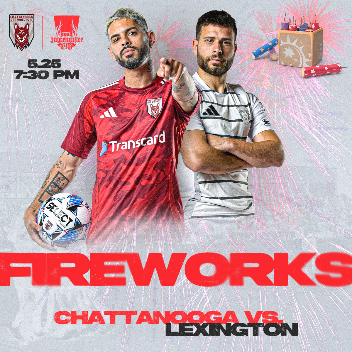 Fireworks are BACK at CHI Memorial Stadium 🎇 Join us for the first post match fireworks show of the season after the final whistle on Saturday, May 25th 🧨 Tickets are on sale now 👉 bit.ly/3R8iXkH #DaleLobos 🔴🐺 #DefendTheDen