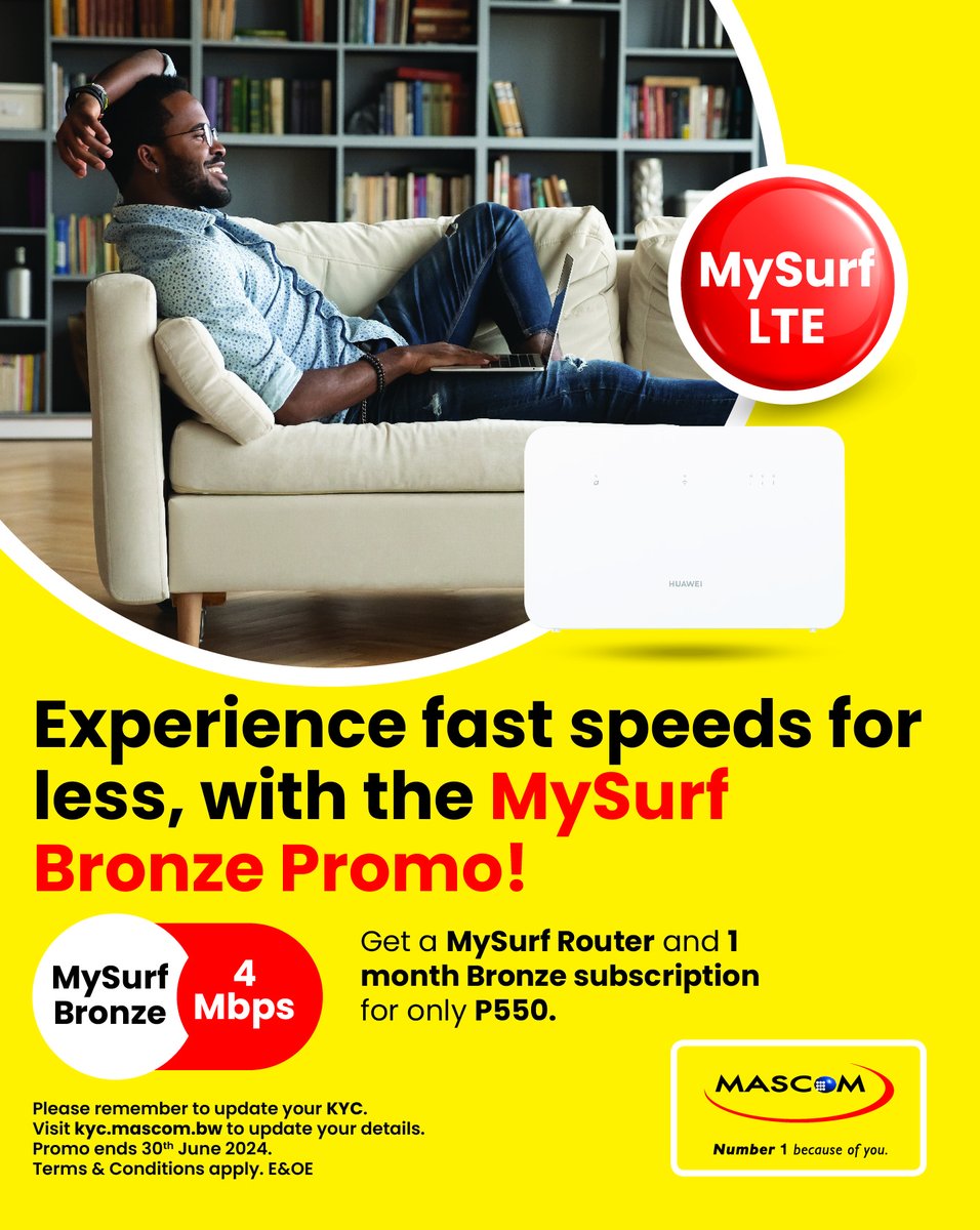 Upgrade your internet experience with the MySurf Bronze Promo! For just P550, get a MySurf Router and 1 month bronze subscription. Fast speeds, incredible value! #MySurf #Number1BecauseOfYou