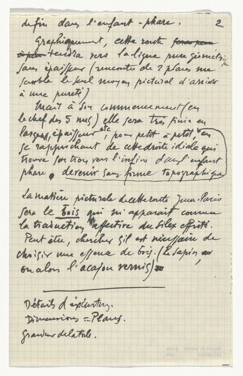 Untitled from The Bride Stripped Bare by Her Bachelors, Even (The Green Box) (La mariée mise à nu par ses célibataires, même [Boîte verte]) moma.org/collection/wor…