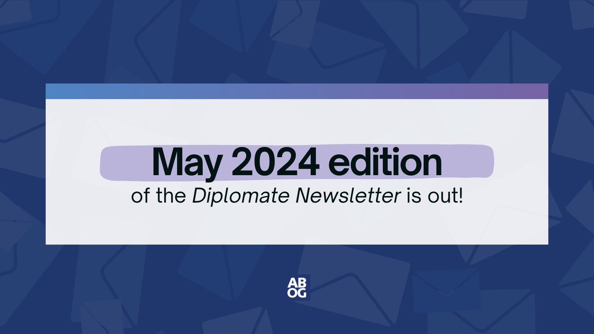 ICYMI: The May 2024 Diplomate Newsletter is out! It contains important information about additional ways to earn MOC Part IV credit, new articles released in May, Subspecialty Examiner self-nominations, and more. 💻 Check your email or visit portal.abog.org/login to access it