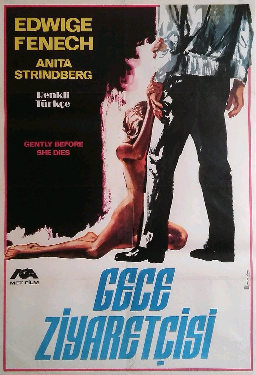 Turkish film poster for #YourViceIsALockedRoomAndOnlyIHaveTheKey aka #GentlyBeforeSheDies (1972 -Dir. #SergioMartino) #EdwigeFenech #AnitaStrindberg #LuigiPistilli #IvanRassimov #Giallo