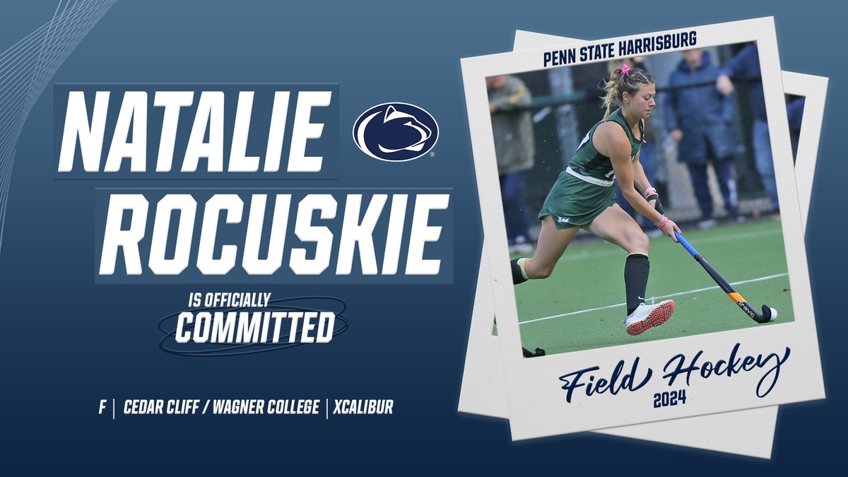 Welcome to the Lion's den, Natalie! 🦁 

Natalie Rocuskie is joining #pshbgfh as a graduate transfer from Wagner College and was previously a 4x Offensive Player of the Year at Cedar Cliff HS! 🏑

<a href="/NFHCA/">NFHCA</a> | <a href="/USAFieldHockey/">USA Field Hockey</a>

#d3fh 
#pshbgfh 
#PrideSpiritHonor