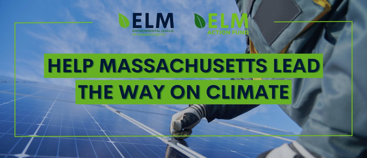 Between now & Jul. 31, we have an incredible opportunity to protect our environment & accelerate #ClimateProgress. Support ELM’s work to pass innovative legislation advancing our #CleanEnergy economy & asserting MA’s leadership on #ClimateSolutions: environmentalleague.org/donate