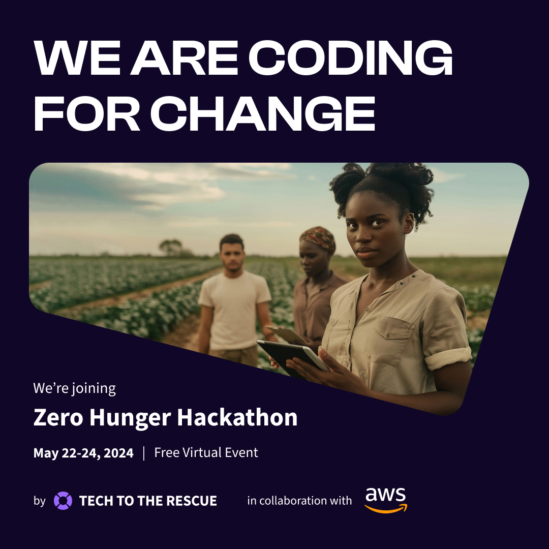 Super pumped to be the only woman leading a 6-person team at a hackathon!  

We're using tech to fight food hunger.  

Wish us luck! 

#DiversityInTech #softwareengineer