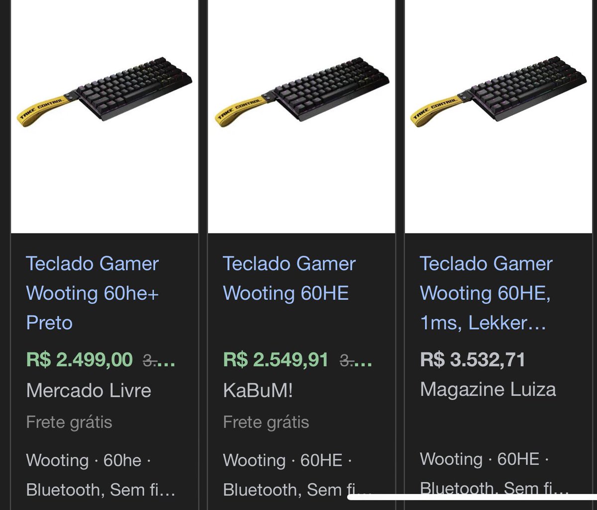 BuyCloser's tweet photo. MELHOR OFERTA DO PAÍS ! 🇧🇷

Teclado Wooting 60HE+ 

Por apenas R$ 1.899,90
Apenas 3 unidades ! https://t.co/QLKY5lSPf2