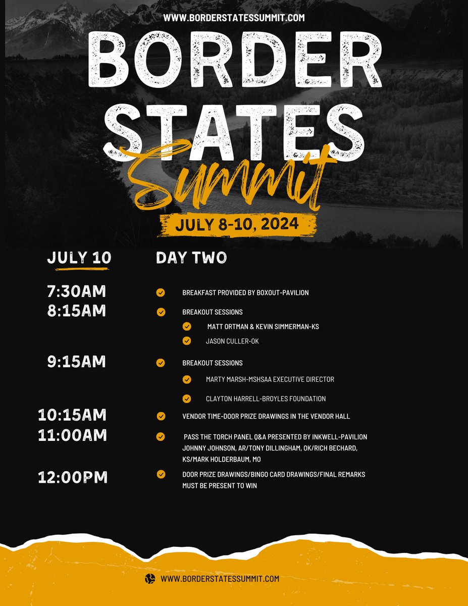 Make your plans for an excellent program and an opportunity for peer learning and sharing. July 9-10; register at BorderStatesSummit.com @ArkHSADs @KIAAAks @MIAAAMO1 @OiaaaOklahoma @NIAAA9100