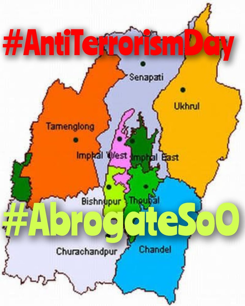 #AntiTerrorismDay #AbrogateSoO #ManipurViolence