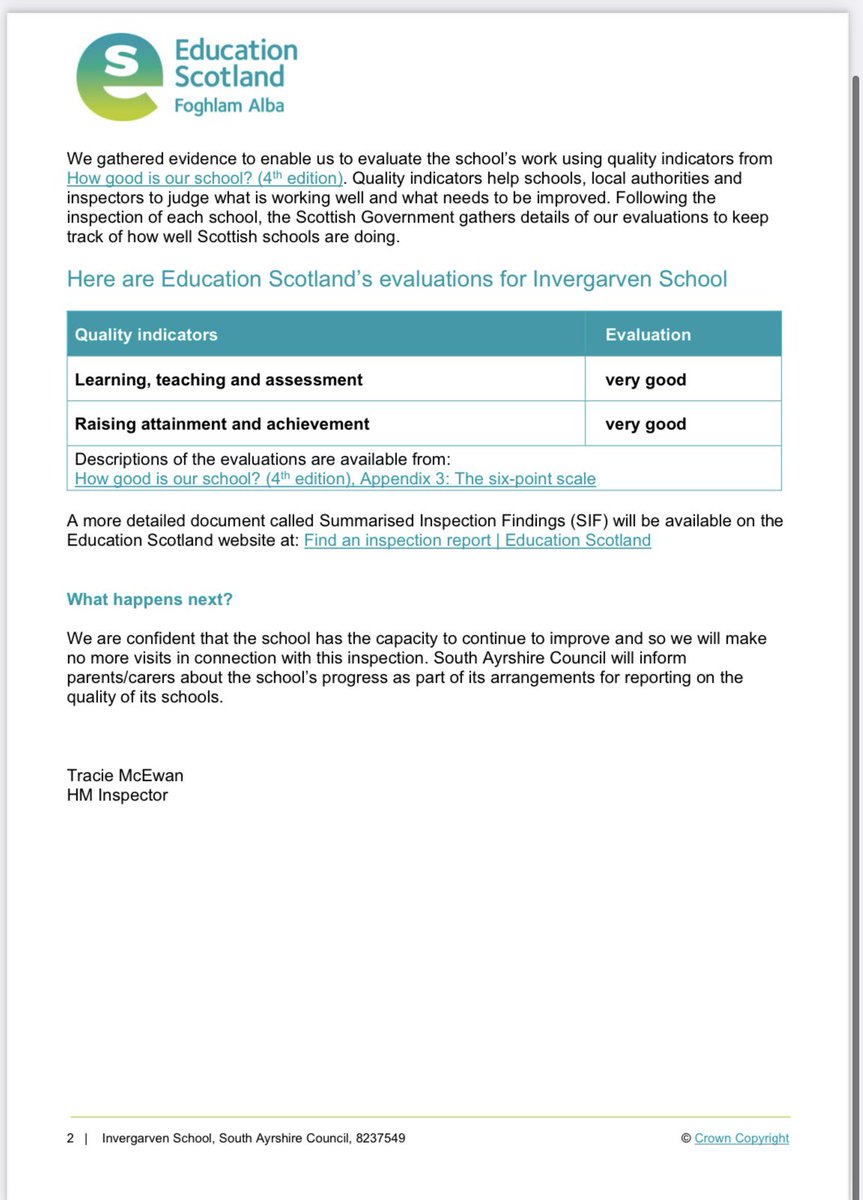 Invergarven School tweet media