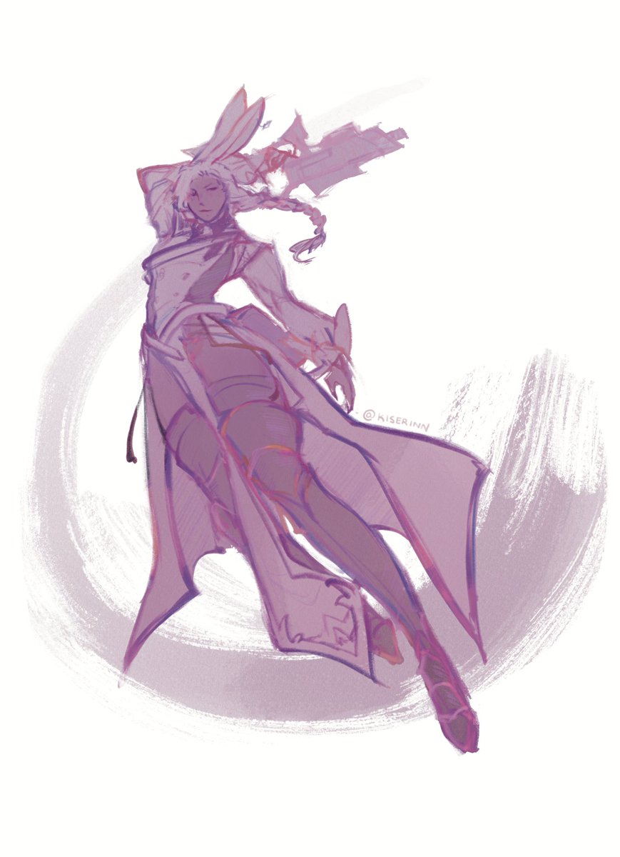 Kiserinn's tweet image. Sketch cmmission for @/whereiskale 🙇