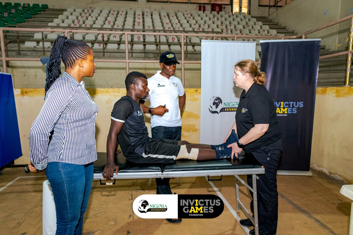 Thank you to the continued support of @MonsterEnergy Cares for helping us heal the wounded, injured or sick service community in Nigeria. 💛🖤 It was great to connect, heal, and host another sports recovery camp for the Nigerian WIS community. #IAMHere #IAM10