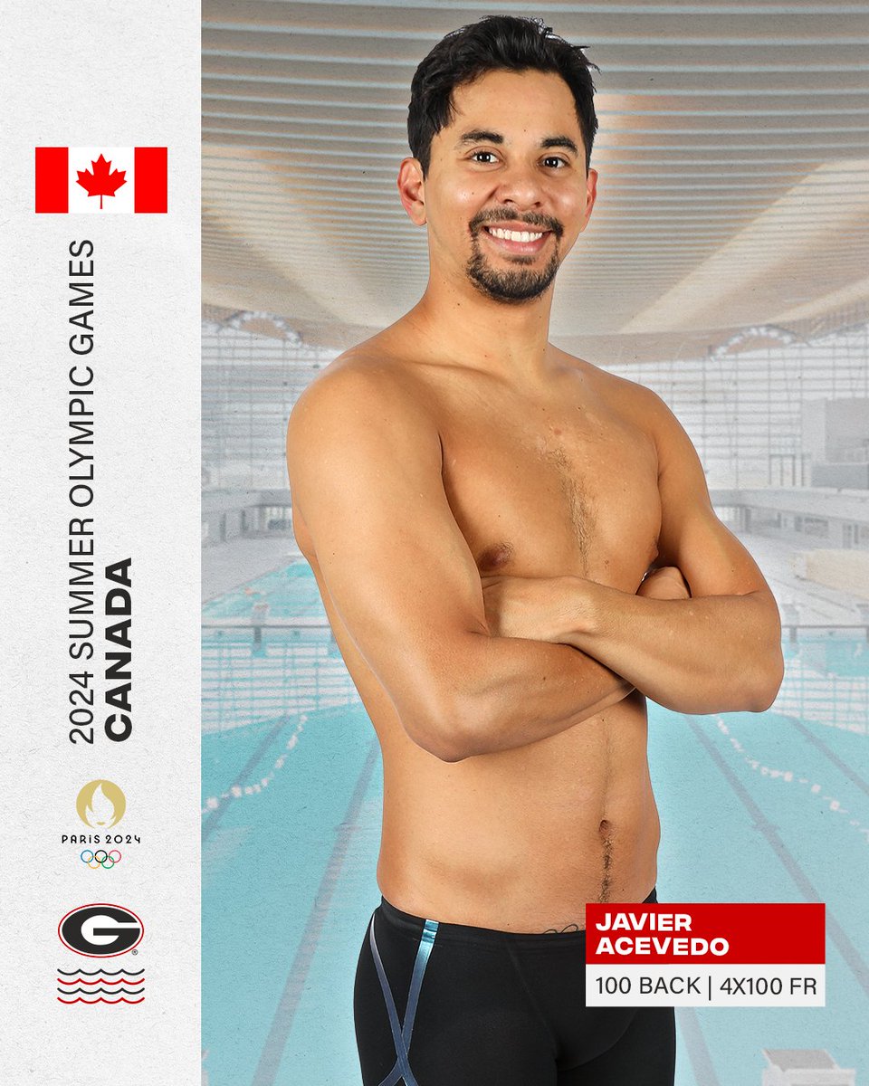 🇨🇦 @JavAcevedo98 is headed to Paris! Congratulations to the #DGD on qualifying for his third Olympic Games! #GoDawgs 🐾